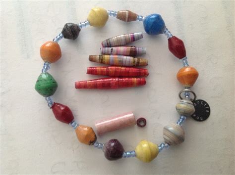 paper beads     paper bead jewelry  cut