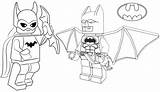 Coloring Batgirl Kids Batman Pages Lego sketch template
