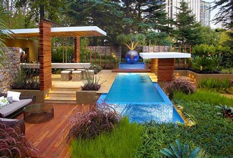 attractive  ground pool designs  patio ideas