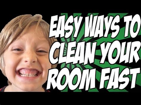 easy ways  clean  room fast youtube
