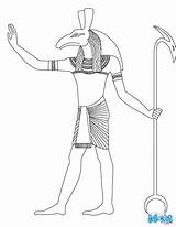 Coloring Egyptian Ancient Egypt Pages Seth Gods Goddess God Osiris Drawing Template Coffin Online Kids Hellokids Color Printable Print Drawings sketch template