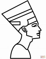 Nefertiti Sphinx Hatshepsut Egypt Egypte Egyptian Faraones Malvorlagen Supercoloring Malvorlagenkostenlos Farbung sketch template