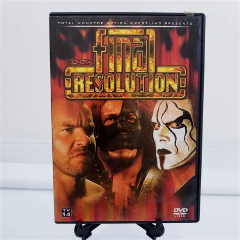 tna wrestling final resolution  dvd   sale