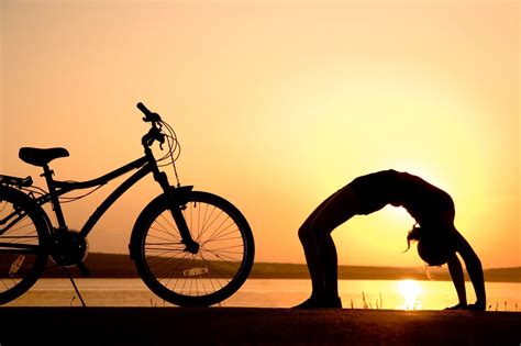 yoga poses  cyclists maya cycle