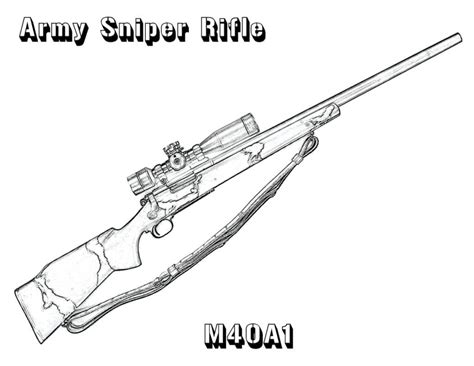 military sniper coloring pages
