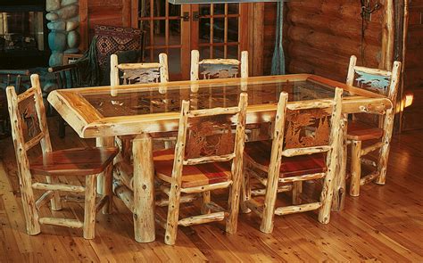 cuyuna dining table rustic furniture mall  timber creek