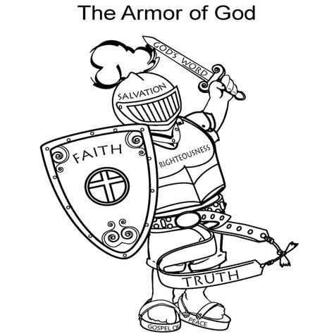 printable armor  god activities  sunday school zone lots