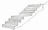 Drawing Stairs Draw Steps Staircase Cartoon Drawings Easy Stone Step Wikihow Architecture sketch template