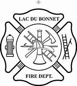 Fire Firefighter Maltese Cross Department Vector Clipart Logo Dept Coloring Badge Rescue Station Seal Clip Symbols Shield Blank Cliparts Firefighters sketch template