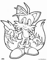 Tails Sonic Coloring Pages Fox Clipart Print Printable Color Tail Getcolorings Handy Manual Library Popular Template Long sketch template