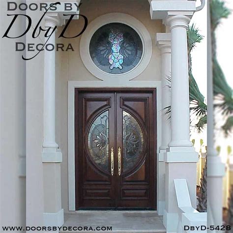 Custom Contemporary Double Doors With Glass Entry Doors