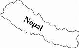 Nepal Map Clipart Clip Cliparts Library Clipground Designlooter sketch template