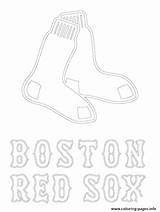 Sox Coloring Pages Red Boston Bruins Getcolorings Logo Color Getdrawings Colorings sketch template