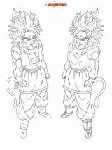 Gogeta Ssj4 Vegetto Lineart Saiyan Naruttebayo67 Ssj Gohan sketch template