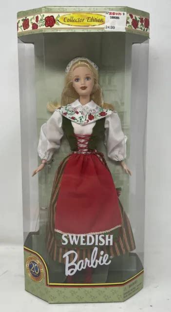 swedish barbie dolls of the world collector edition doll mattel 24672