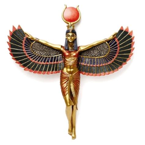 Open Winged Isis Ancient Egyptian Goddess Mother Magic 12