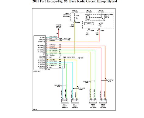 diagram  escape radio wiring diagrams mydiagramonline