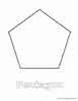 Shapes Coloring Pages Kids Sheet Colouring Pentagon Educational sketch template