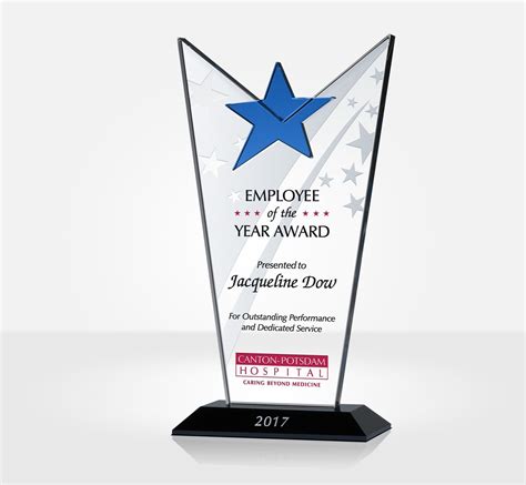 crystal star employee   year award diy awards