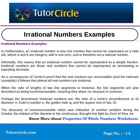 irrational numbers examples  yatendra parashar issuu