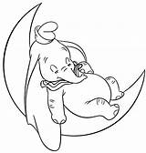 Dumbo Sleeping Disneyclips Ausmalbilder Pintar Crescent Malvorlage Tegninger Prinzessin Malvorlagen Vorlagen Fofo Lindos Fofos Zeichentrickfilme Malbuch Zeichnen Colorare Dekorationen Künstler sketch template