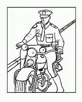 Polizei Policeman Malvorlagen Traffic Codes Insertion sketch template