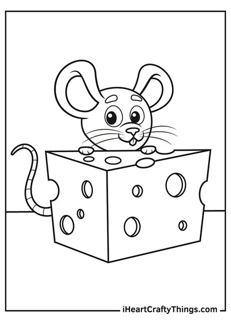 coloring pages mouse