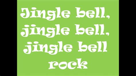 jingle bell rock printable lyrics