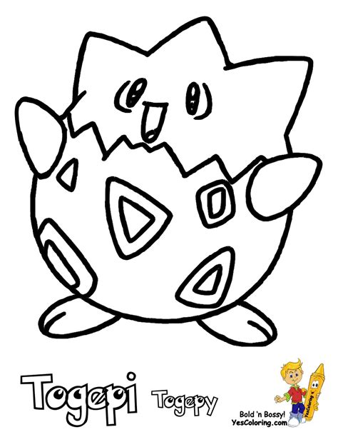 pokemon togepi coloring pages bubakidscom