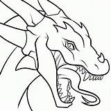 Dragon Pencil Sketch Drawing Drawings Easy Head Sketches Paintingvalley sketch template