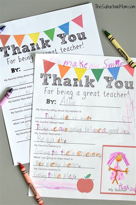 teacher appreciation letter printable  moms