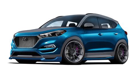 vaccar equips custom hyundai tucson sport  cutting edge features  sema  news wheel