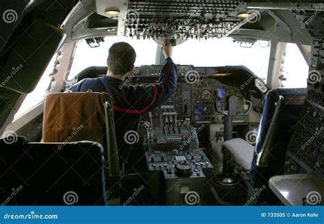 pilot  controls stock image image  pilot captain