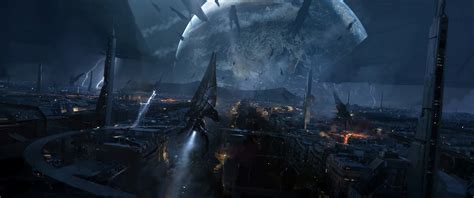 Masses Of Me3 Concept Art Post Game Lobby