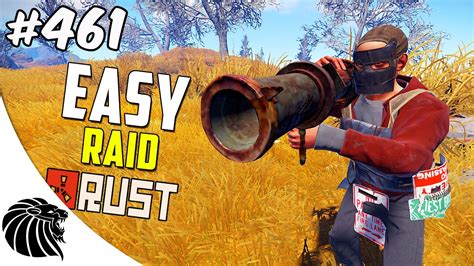 rust easy raid  raid mais facil  youtube