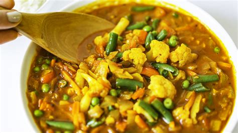 easy indian vegetable curry  vegetarian family