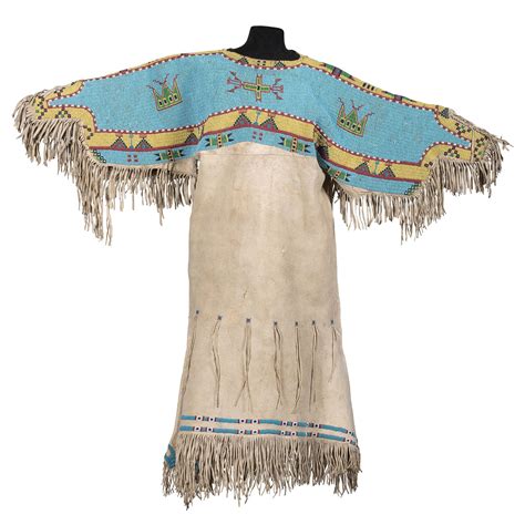 sioux beaded hide dress cowan s auction house the midwest s most