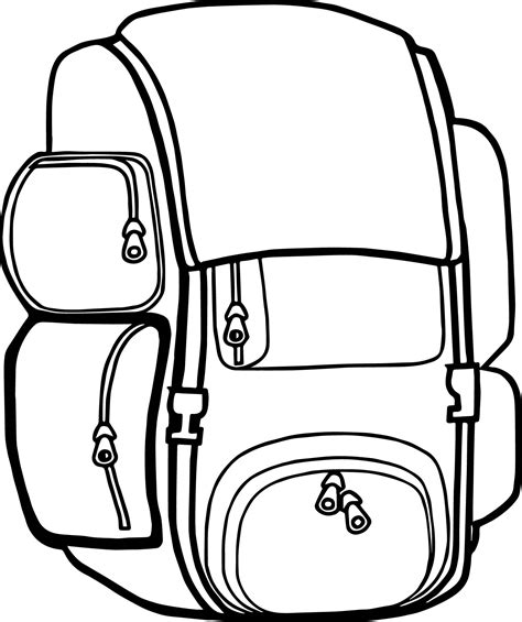 drawing   backpack    clipartmag