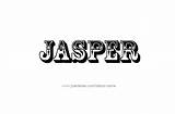 Tattoo Name Jasper Jagger Designs sketch template