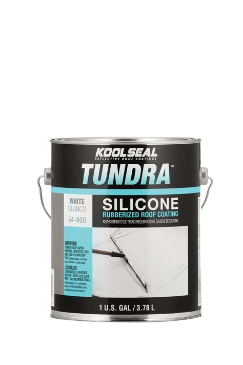 tundra silicone rubberized white roof coating koolseal