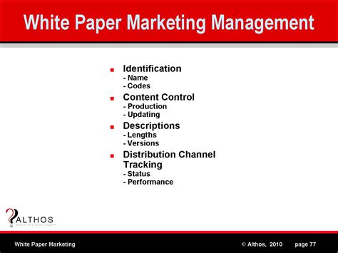 white paper marketing white paper marketing management