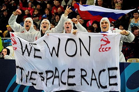 Russian Fans Rip American Space Program While The Us Wins