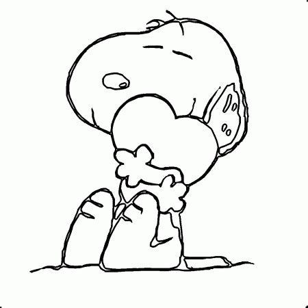 image snoopy hug woodstock tight coloring pages xjpg