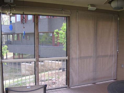 Roll Up Porch Curtains Gandj Awnings And Canvas