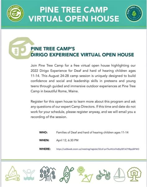 pine tree camp maine delaware association   deaf dad