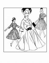 1940s Clickamericana 50s 60s sketch template
