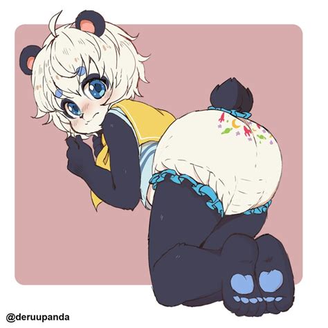 diapered butt by deruuyo fur affinity [dot] net