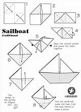 Origami Boat Sailboat Make Instructions Paper Nautical Baby Diy Bateau Easy Kids Ship Crafts Fold Folding Showers Step Printable Waterproof sketch template
