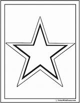 Star Coloring Pages Printable Outline Pdf Print Colorwithfuzzy sketch template