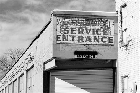 service entrance weathered sign   entrance    flickr